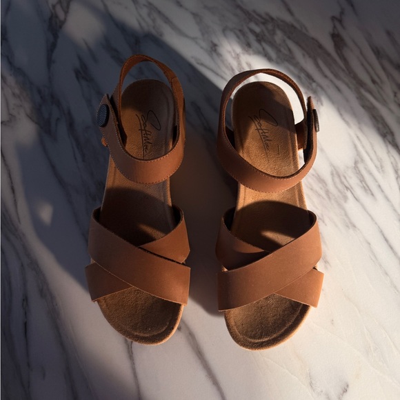 Softmoc Shoes - Leather wedges